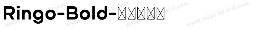 Ringo-Bold字体转换
