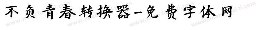 不负青春转换器字体转换