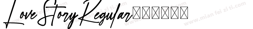 LoveStoryRegular字体转换