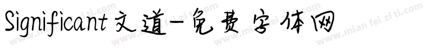 Significant文道字体转换