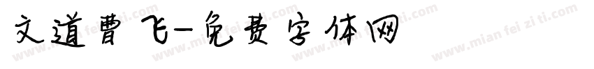 文道曹飞字体转换