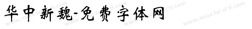 华中新魏字体转换