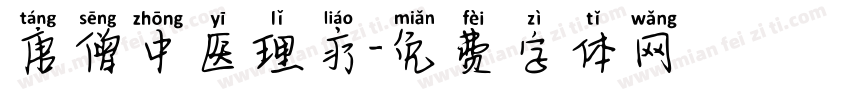 唐僧中医理疗字体转换
