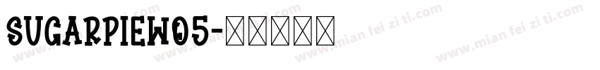 SugarPieW05字体转换