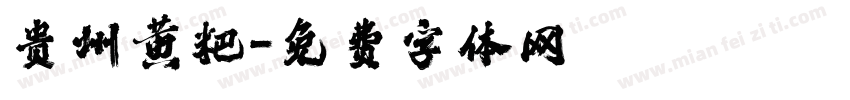 贵州黄粑字体转换