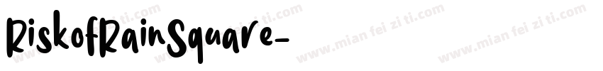 RiskofRainSquare字体转换