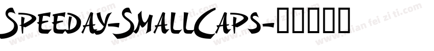 Speeday-SmallCaps字体转换