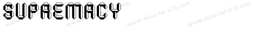 Supremacy字体转换