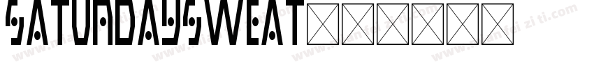 SaturdaySweat字体转换