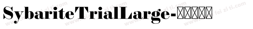 SybariteTrialLarge字体转换