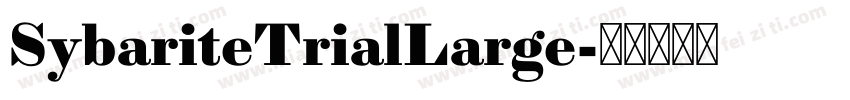 SybariteTrialLarge字体转换