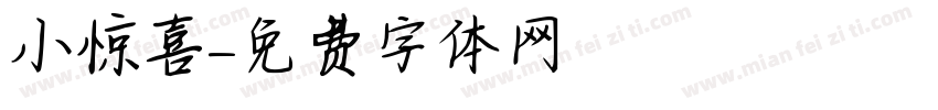 小惊喜字体转换
