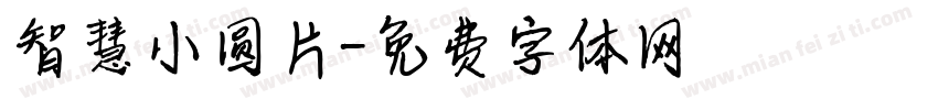 智慧小圆片字体转换
