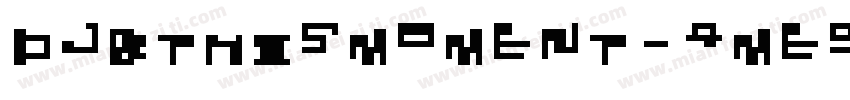 DjbThisMoment-4Me9字体转换