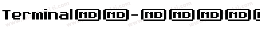 Terminal字体字体转换