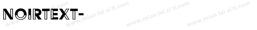 NoirText字体转换