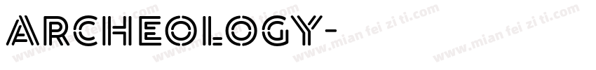 archeology字体转换