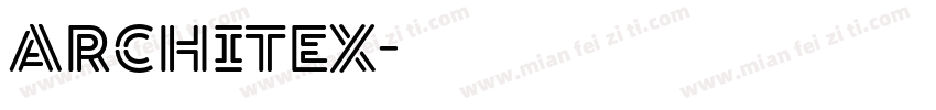 architex字体转换