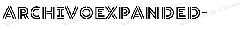 archivoexpanded字体转换