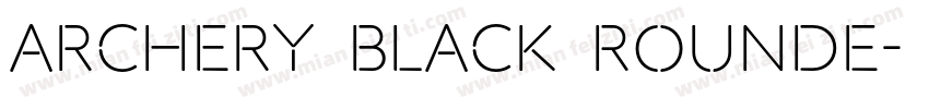 archery_black_rounde字体转换