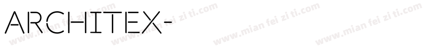 architex字体转换