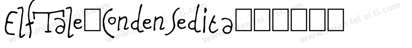 ElfTale-CondensedIta字体转换