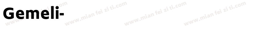Gemeli字体转换