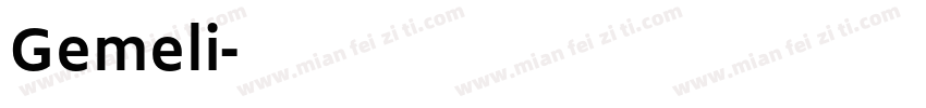 Gemeli字体转换