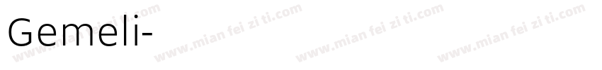 Gemeli字体转换