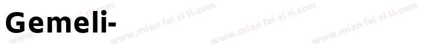 Gemeli字体转换