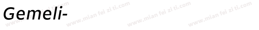 Gemeli字体转换