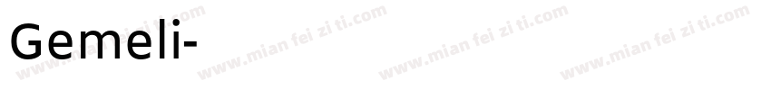 Gemeli字体转换