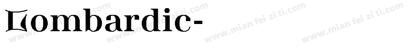 Lombardic字体转换