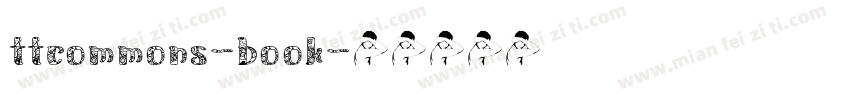 ttcommons-book字体转换