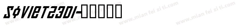 Soviet23Di字体转换