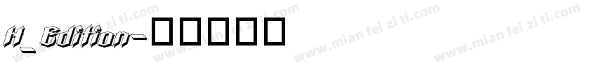 H_Edition字体转换