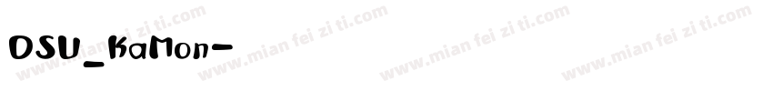 DSU_KaMon字体转换