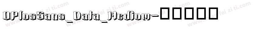 OPlusSans_Data_Medium字体转换