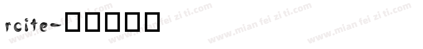 roite字体转换