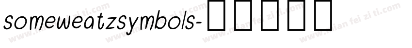 someweatzsymbols字体转换