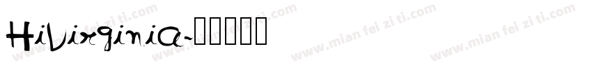 HiVirginia字体转换