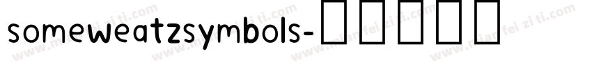 someweatzsymbols字体转换