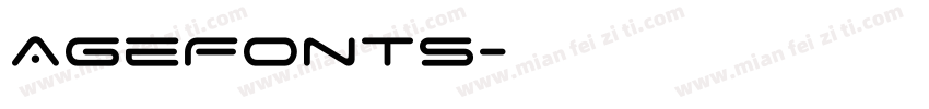 AgeFonts字体转换