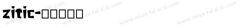 zitic字体转换
