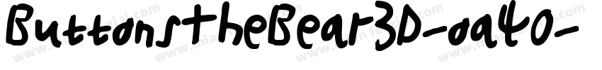 ButtonsTheBear3D-oa40字体转换