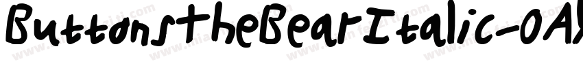 ButtonsTheBearItalic-0AYz字体转换