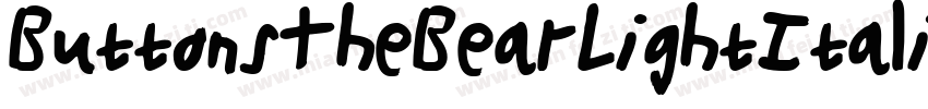 ButtonsTheBearLightItalic-Wn4A字体转换