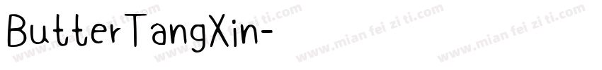 ButterTangXin字体转换