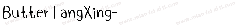 ButterTangXing字体转换