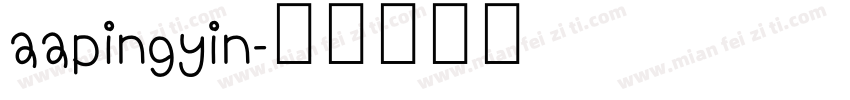 aapingyin字体转换